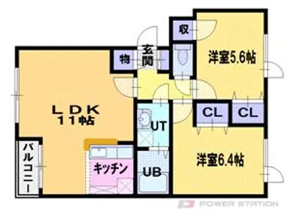 クリーンTS Ⅱ【1階】の間取り