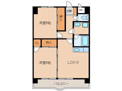 カーサプリムローズ【3階】の間取り