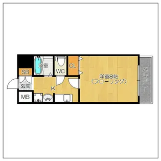 パークステージ箱崎【10階】の間取り
