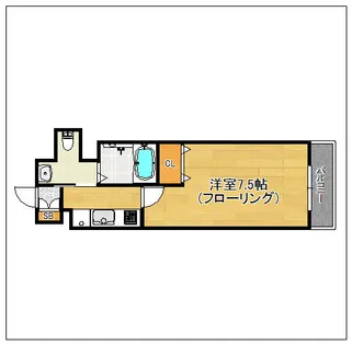 サムティタワーズ愛宕【703号室】の間取り
