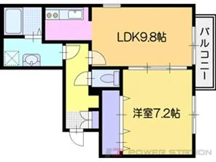 ファーストレジデンスはんのき 公園前A棟【1階】の間取り