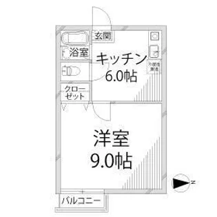 クリエイト太子【2階】の間取り