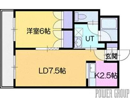 シティーアルファー【4階】の間取り