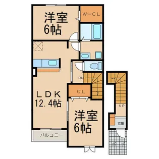 ラ ベレッサ【2階】の間取り