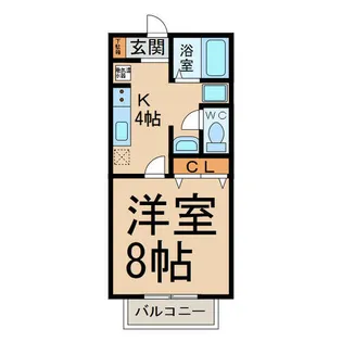 サン・friends藤島【1階】の間取り