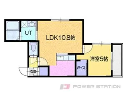 BELLEFINE Takadai(ベルフィーヌ)【3階】の間取り