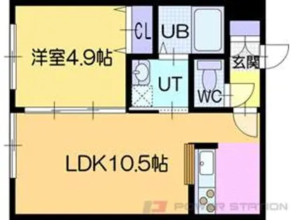 ラ・シュエット江別【2階】の間取り