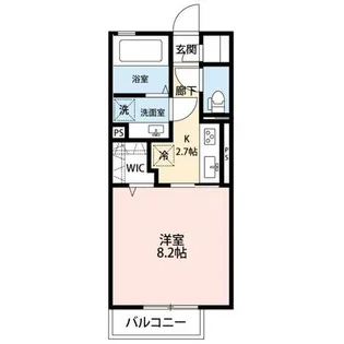 エルロンドハセガワ【1階】の間取り
