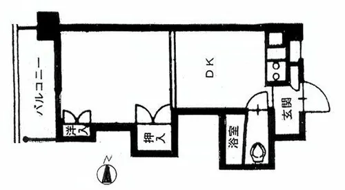 ノースタウンハウス【5階】の間取り