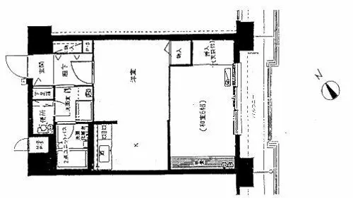 ダイアパレス菊水【5階】の間取り