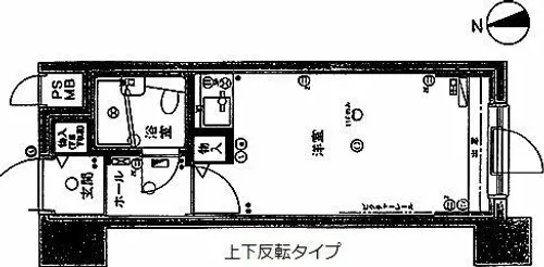 ダイアパレス大通第2【4階】の間取り