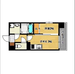 MODERN PALAZZO大濠スクエア【11階】の間取り