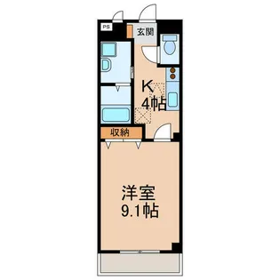 ダイヤモンドヒルズ【2階】の間取り