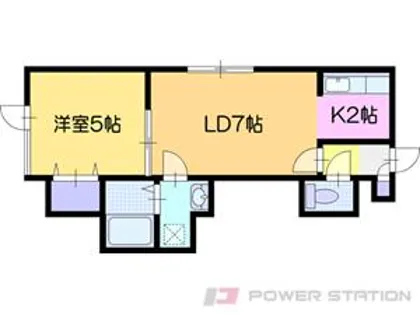 ミアール弥生【3階】の間取り