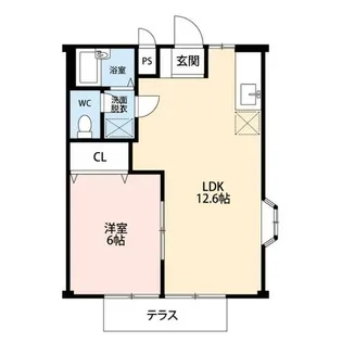 ビレッジ中島【1階】の間取り