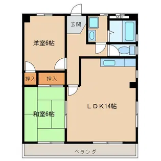 サングランデ元町【301号室】の間取り