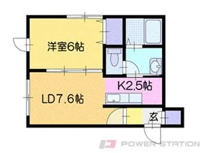 eighter(エイター)【2階】の間取り