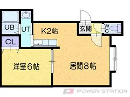ラ・シルフィード【1階】の間取り