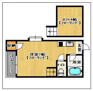 マキシム空港前I【1階】の間取り
