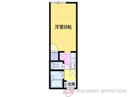 グリーンロードハイムA【3階】の間取り