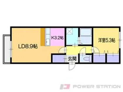 Chogolisa(チョゴリザ)【1階】の間取り