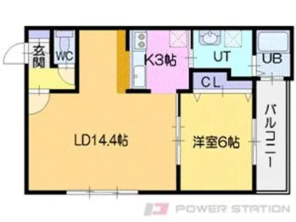 陶管ビル【6階】の間取り
