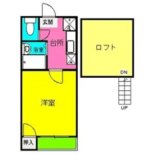 プレ・マルシェ美野島【201号室】の間取り