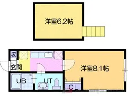 グランジュール文京台【1階】の間取り