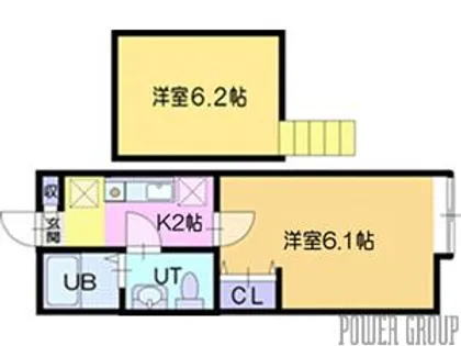 グランジュール文京台【1階】の間取り