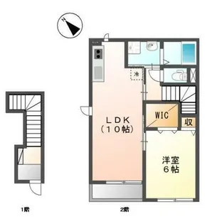 Gracia八景【2階】の間取り