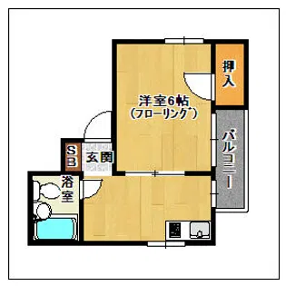 ウエストパークビル【4階】の間取り
