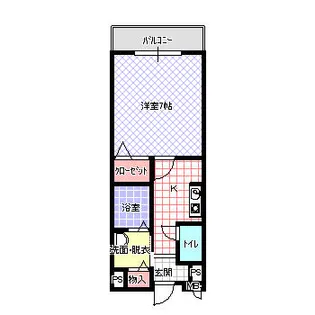 サンフォルム3【102号室】の間取り