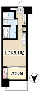 リヴシティ泉【0202号室】の間取り