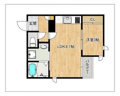 REGALEST野芥【202号室】の間取り