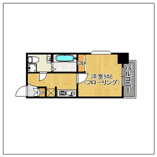 ライベストコート薬院【201号室】の間取り