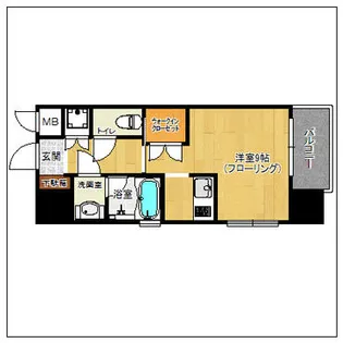 プライムアーバン薬院南【5階】の間取り