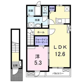 シーズンテラス太子【2階】の間取り