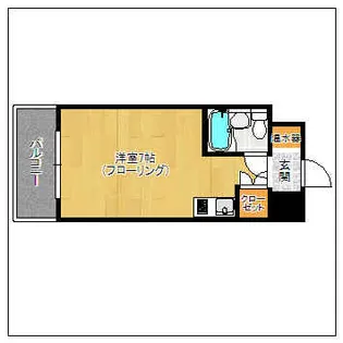 ロマネスクL六本松【9階】の間取り
