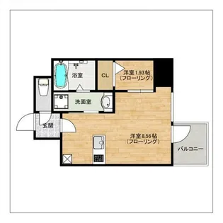MODERNPALAZZO平尾【3階】の間取り
