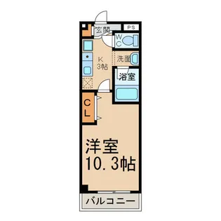 メゾン田中【3階】の間取り