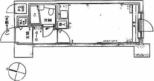 ダイアパレス大通第2【2階】の間取り