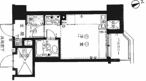 ファミール中の島【8階】の間取り