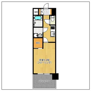 サヴォイ博多スーペリア【13階】の間取り