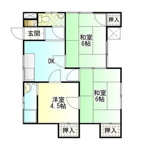 みどりマンション【1F号室】の間取り