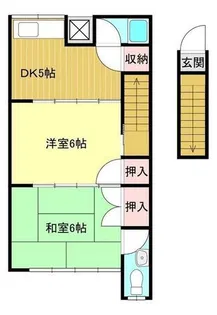 別府駅前荘【7号室】の間取り