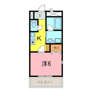 イリゼ【2階】の間取り