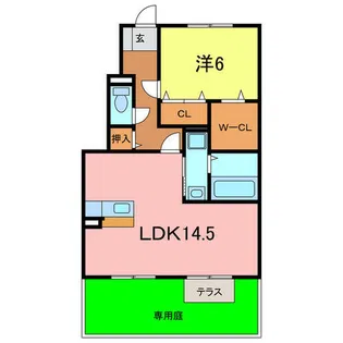 花水木の家Ⅰ【1階】の間取り