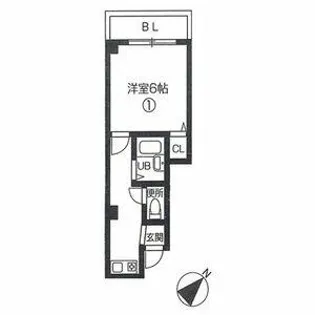 プルス御幣島【101M号室】の間取り