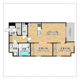 aLATO 赤坂 けやき通り【202号室】の間取り