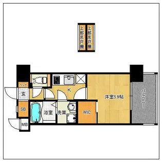 サヴォイラ・サブリエール【14階】の間取り